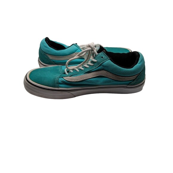 Women's Size 10, Men's Size 8.5 VANS Ward Canvas Lo Sneakers Blue Unisex EUC - Picture 5 of 16